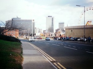 A view of Leeds city centre where I endured many crazy adventures.